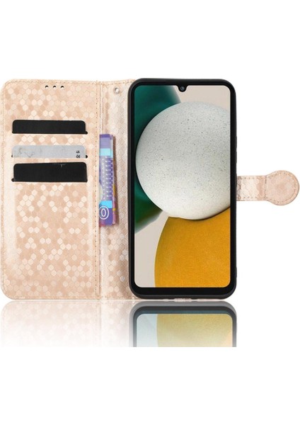 Samsung Galaxy A34 5g Için Geometrik Desen Manyetik Toka Deri (Yurt Dışından) modelleri