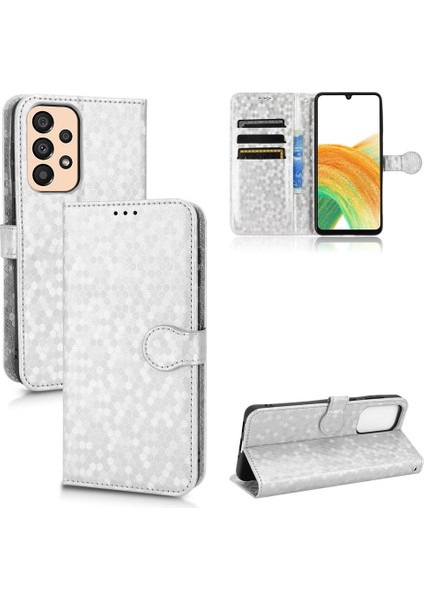 Samsung Galaxy A33 5g Için Geometrik Desen Deri Cüzdan Kapak (Yurt Dışından) indirimleri