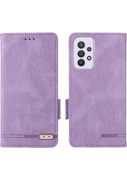 Samsung Galaxy A33 5g Tam Koruma Deri Için Kılıf Folio Flip Case (Yurt Dışından)