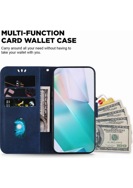 Xiaomi Redmi A2 Artı Cüzdan Durumda Kart Cep Flip Folio Kabartmalı (Yurt Dışından)