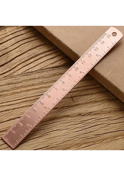 15CM Pirinç Tarzı 15CM 18CM 20CM Pirinç Düz Cetvel Metal Boyama Araçları Şanseri Geometrik Metal Çizim Kiti Ayraç Kırtasiye (Yurt Dışından)