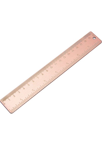 15CM Pirinç Tarzı 15CM 18CM 20CM Pirinç Düz Cetvel Metal Boyama Araçları Şanseri Geometrik Metal Çizim Kiti Ayraç Kırtasiye (Yurt Dışından)