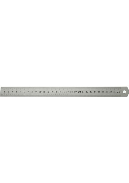 20CM Tarzı Çift Taraflı Düz Cetvel cm ve C Ölçek Paslanmaz Çelik Düz Cetvel Ölçüm Aracı (Yurt Dışından)