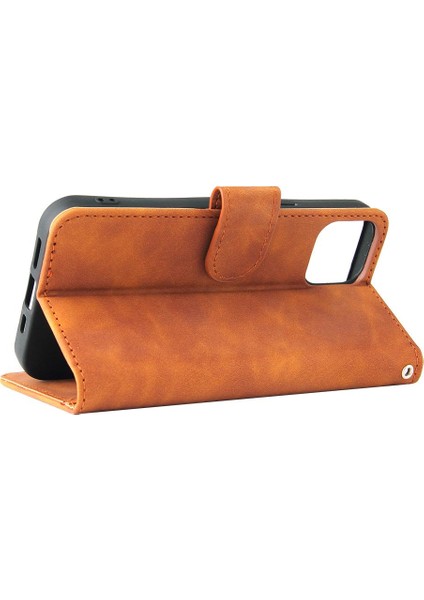 Kart Tutucu Kickstand ile iphone 13PRO Deri Folio Flip Case Için Kılıf (Yurt Dışından) modelleri