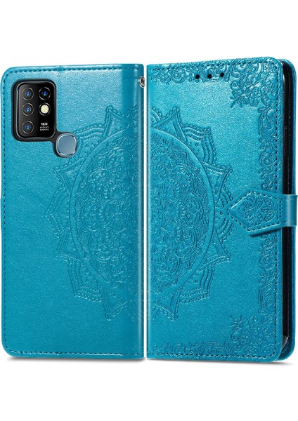 Infinix Sıcak 10 Basit Iş Darbeye Deri Çanta Flip Case (Yurt Dışından)