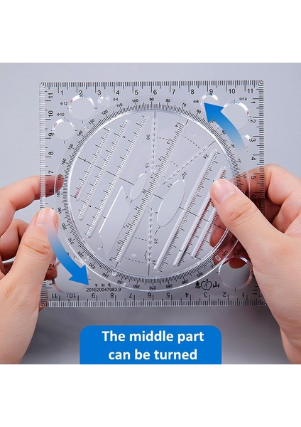 1 Adet Mavi Stil Yaratıcı Çok Fonksiyonlu Çizim Cetveli Matematik Geometri Şablonu Öğrenci Defteri Tasarım Çizim Cetveli - Türkçe E-Ticaret Başlığı (Yurt Dışından) modelleri