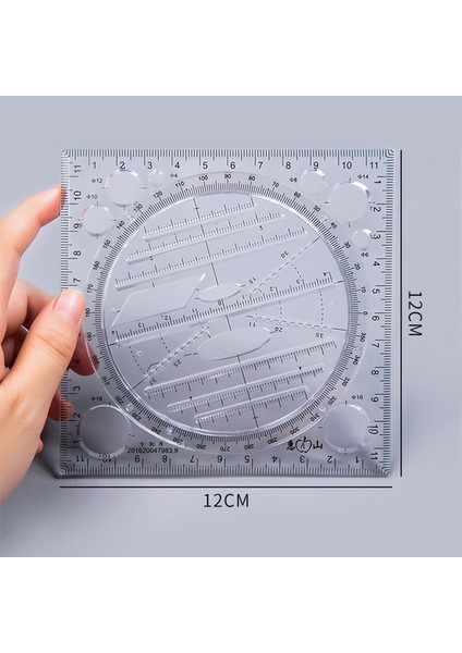 1 Adet Mavi Stil Yaratıcı Çok Fonksiyonlu Çizim Cetveli Matematik Geometri Şablonu Öğrenci Defteri Tasarım Çizim Cetveli - Türkçe E-Ticaret Başlığı (Yurt Dışından) indirimleri
