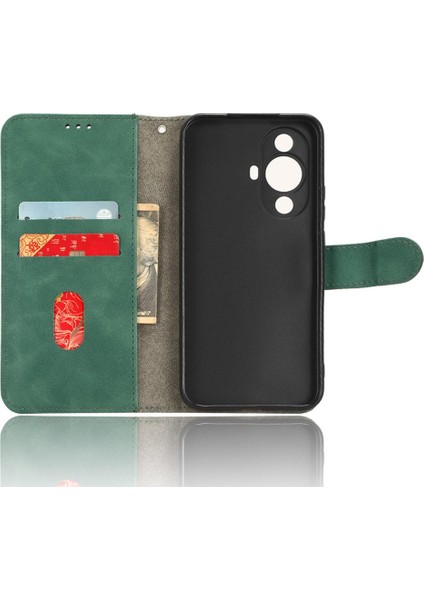 Huawei P30 Lite Deri Folio Flip Case Kart Ekleme Kapak Için Kılıf (Yurt Dışından)