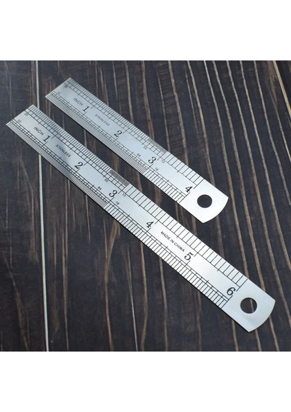 10CM 4 Inç Tarzı Metal Çizgi Cetveli 10 cm Paslanmaz Çelik Çift Taraflı Düz Kenar Ölçüm Aracı Ofis Okul Kırtasiye (Yurt Dışından) fiyatları