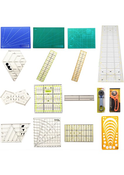 300X50MM Cetvel Stili Yama Aracı Tam Stil Dikiş Araçları Dikiş Cetvel Okul Kırtasiye Malzemeleri Terzi A4 A3 Kesim Matı Istediğiniz Gibi (Yurt Dışından)