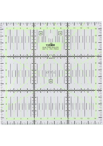 Şeffaf Dikiş Quilting Patchwork Kural Kesme Aracı Terzi El Sanatı Kendin Yap - E-Ticaret Başlığı (Yurt Dışından)
