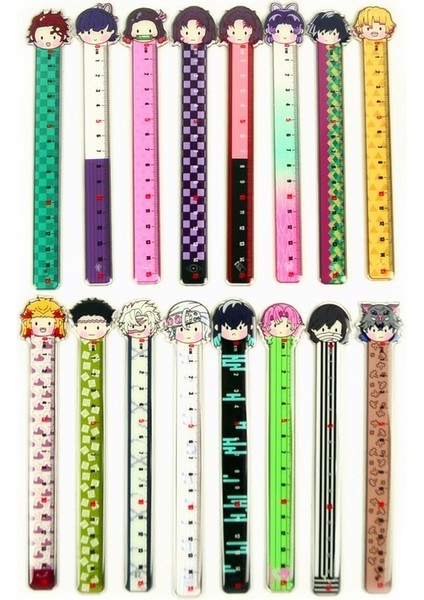 No.2 Tarzı Demon Slayer Hükümdarlar Düz Anime Cetvel Sevimli Kırtasiye Ofis Okul Çocuk Malzemeleri Kırtasiye Tomioka Giyuu Aksesuarları (Yurt Dışından) fiyatları