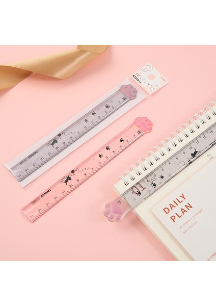 Gri Stil 17CM Şeffaf Kedi Pati Sevimli Hayvanlar Ölçek Mihver Kitap Işaretçileri Kitap Sayfa Işaretleyici Öğrenciler Okul Yaratıcı Kırtasiye Hediye Için Çocuklar (Yurt Dışından) indirimleri
