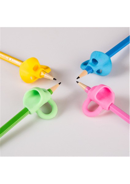 Erkek Stili Için 3 Parmak Yumuşak Silikon Kalem Tutucu Başlangıç Yazma Yardım Aracı Bebek Iki Başparmak Postür Düzeltme Aracı Kalem Tutucu Çocuk Malzemeleri (Yurt Dışından) modelleri