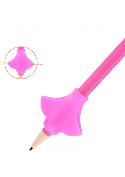 Erkek Stili Için 3 Parmak Yumuşak Silikon Kalem Tutucu Başlangıç Yazma Yardım Aracı Bebek Iki Başparmak Postür Düzeltme Aracı Kalem Tutucu Çocuk Malzemeleri (Yurt Dışından) fırsatları