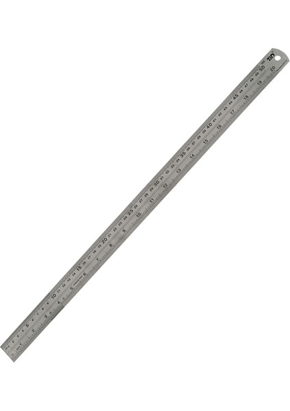 50 cm Tarzı 15 cm Çift Yüz Paslanmaz Çelik Düz Cetvel Metrik Kural Hassas Ölçüm Aracı Santimetre Inç Ölçeği (Yurt Dışından)