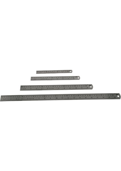 50 cm Tarzı 15 cm Çift Yüz Paslanmaz Çelik Düz Cetvel Metrik Kural Hassas Ölçüm Aracı Santimetre Inç Ölçeği (Yurt Dışından) fiyatları