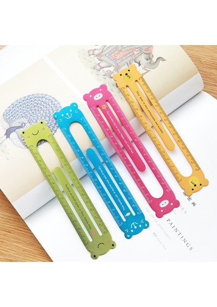Yeşil Stil Fromthenon Sevimli Hayvan Cetvel 13CM Kore Metal Ayraç Kağıt Kelepçeler Defter ve Günlük Aksesuarları Ofis ve Okul Malzemeleri (Yurt Dışından) fiyatları