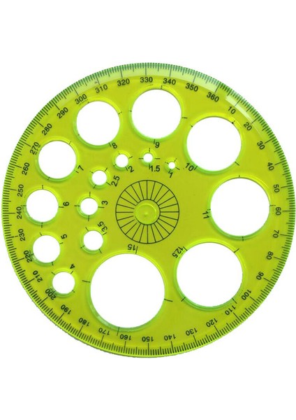 Sarı Stil 11.5cm Ayak Çapı 360 Derece Dairesel Mavi Kırmızı Yeşil Sarı Isteğe Bağlı Dört Renkli Yüksek Kaliteli Yama Ölçer (Yurt Dışından) fırsatları