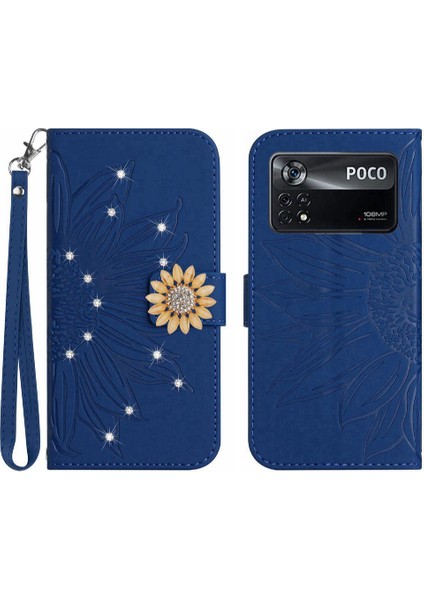 Xiaomi Poco X4 Pro 5g Telefon Kılıfı Kart Tutucu Pu Deri Flip (Yurt Dışından)