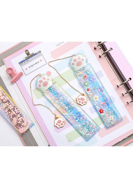 F Stili Yeni Yaratıcı Sevimli Cetvel Sedefli Kum Hızlı Kum 15CM Kawaii Öğrenci Cetveller Kırtasiye Okul Ofis Öğrenme Aksesuarları Hediye Çocuklar Için (Yurt Dışından)