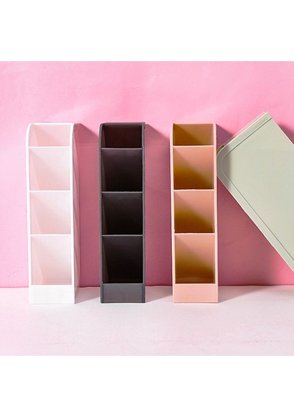 Pembe Tarzı Makyaj Organizeri Kalemlik ve Masaüstü Kozmetik Saklama Kutusu - Okul Ofis Kawaii Kırtasiye (Yurt Dışından) modelleri