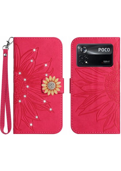 Xiaomi Poco X4 Pro 5g Telefon Kılıfı Kart Tutucu Pu Deri Flip (Yurt Dışından)
