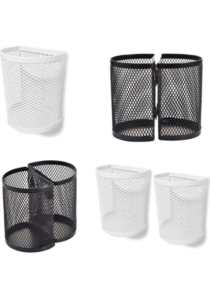 1 Paket Siyah Stil Manyetik Buzdolabı Depolama Kutusu Beyaz Tahta Kalemi Kalem Kalem Tutucu Metal Tel Örgü Sepet Depolama Kutusu Mutfak Makyaj Organizatörü (Yurt Dışından) fiyatları