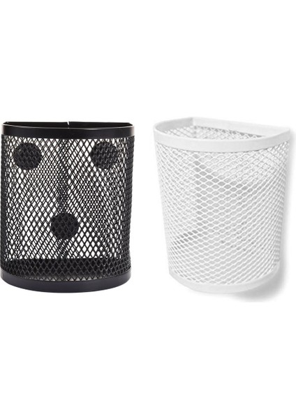 1 Paket Siyah Stil Manyetik Buzdolabı Depolama Kutusu Beyaz Tahta Kalemi Kalem Kalem Tutucu Metal Tel Örgü Sepet Depolama Kutusu Mutfak Makyaj Organizatörü (Yurt Dışından) modelleri