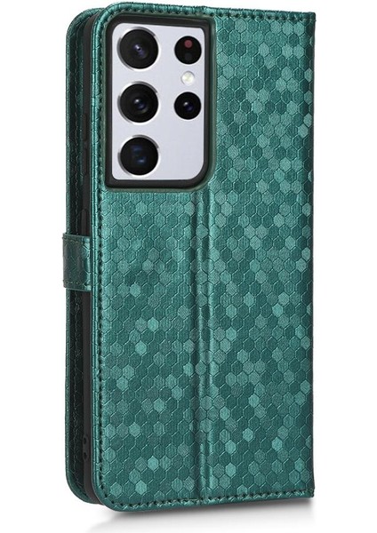Samsung Galaxy S21 Ultra Deri Cüzdan Kapak Manyetik Toka (Yurt Dışından) modelleri