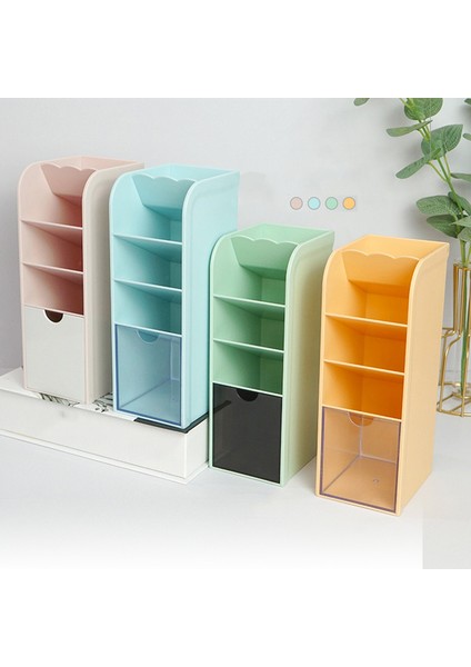 Pembe B Stili Büyük Kapasiteli Masaüstü Aksesuarlar Kalemlik Kalem Depolama Kutusu Masaüstü Organizer Standı Kılıfı (Yurt Dışından) fiyatları