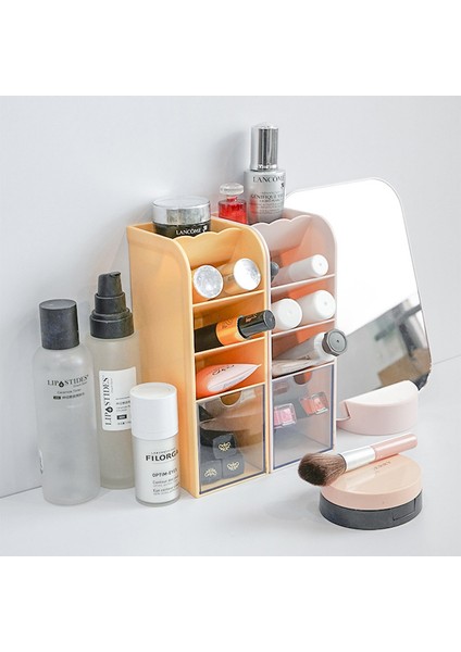 Pembe B Stili Büyük Kapasiteli Masaüstü Aksesuarlar Kalemlik Kalem Depolama Kutusu Masaüstü Organizer Standı Kılıfı (Yurt Dışından) indirimleri