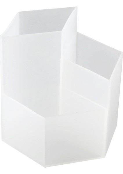 Beyaz Stil Renkli Sevimli Büyük Kapasiteli Masa Kalemlik Makyaj Saklama Kutusu Masaüstü Organizer Standı Okul Ofis Kırtasiye (Yurt Dışından)