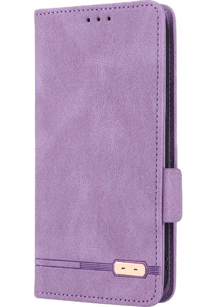 Kart Tutucu Kickstand Deri Folio Flip ile iphone 14 Plus Için Kılıf (Yurt Dışından)