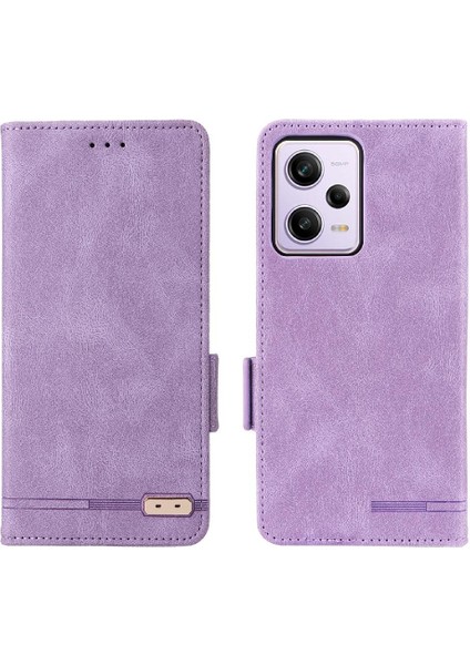 Mellow Shop Xiaomi Redmi NOTE12 Pro 5g Deri Kart ile Folio Flip Case (Yurt Dışından)