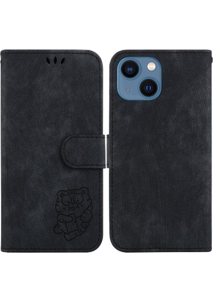 Iphone 14 Için Kılıf Artı Cüzdan Kılıf Tutucu Kapak Çevirin Folio Kabartmalı Sevimli (Yurt Dışından)