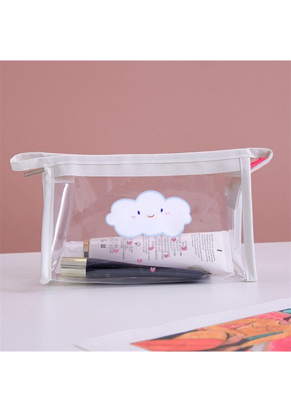 Kalem Çanta Stili Şeffaf Kalem Kutusu Kawaii Telefon Kılıfı Çanta Pop It Kalemlik Okul Malzemeleri Büyük Kutu (Yurt Dışından)