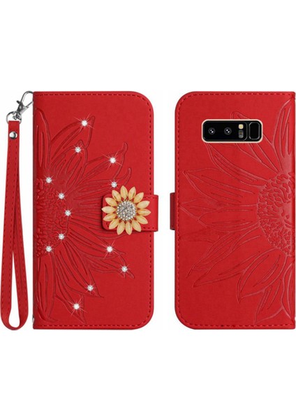 Samsung Galaxy Not 8 Telefon Kılıfı Için Kılıf Kart Tutucu Darbeye Tpu Kabuk (Yurt Dışından)