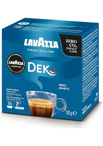 A Modo Mio Decaffeinated Cremoso Kapsül Kahve 16'lı