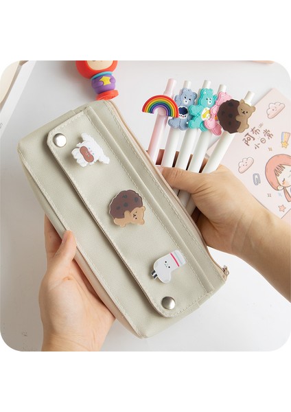 Bir Stil Sevimli Okul Malzemeleri Kalem Kutusu Pençil Kılıfı Astar Kutusu (Yurt Dışından) indirimleri