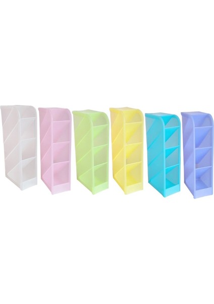 Mavi Stil Masa Kalemlik Kalem Makyaj Saklama Kutusu Masaüstü Organizatör Okul Ofis Kırtasiye (Yurt Dışından) modelleri