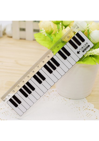 20CM Tarzı 15 cm Siyah Beyaz Sevimli Müzik Notaları Piyano Şeffaf Plastik Düz Cetvel Çizim Ölçü Cetveli Öğrenci Kırtasiye (Yurt Dışından) indirimleri