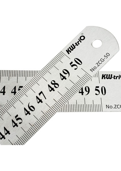 50CM Tarzı 1 Adet Metal Cetvel Dikiş cm Okul Paslanmaz Çelik Düz Cetvel Çift Taraflı Çizim Cetveli Ofis Okul Malzemeleri (Yurt Dışından)