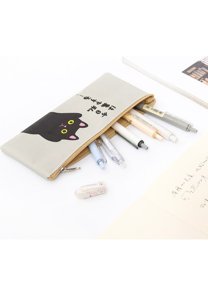 No.15 Tarzı Kawaii Kedi Oxford Kumaş Kalem Kutusu Ofis Öğrenci Kalem Kutuları Okul Malzemeleri Kalem Kutusu Astuccio Scuola (Yurt Dışından)