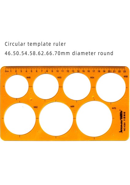 NO.4362 Tarzı Dairesel Oval Cetvel Dayanıklı K Reçine Çizim Tasarım Mobilya Mimar Şablonu Çizim Cetveli Şablon Ölçme Cetveli (Yurt Dışından) indirimleri