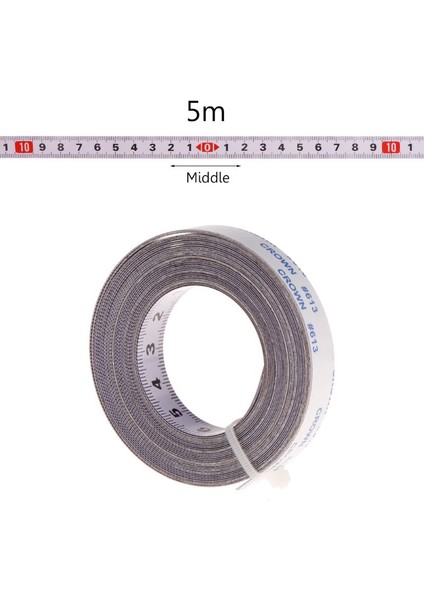 5m Tarzı Kesim Testeresi Iz Takımı Ölçü Bandı Kendinden Yapışkanlı Metrik Çelik Cetvel M (Yurt Dışından)