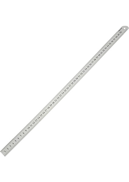 50CM Tarzı 1 Adet Metal Cetvel Dikiş cm Okul Paslanmaz Çelik Düz Cetvel Çift Taraflı Çizim Cetveli Ofis Okul Malzemeleri (Yurt Dışından)