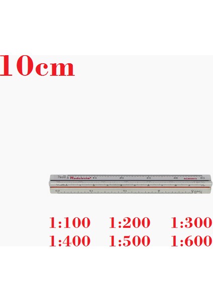 15CM Tarzı 15CM 30CM Alüminyum Üçgen Ölçek Çizim Seti Mimarlık ve Mühendislik Için Profesyonel Ölçüm Kiti (Yurt Dışından)