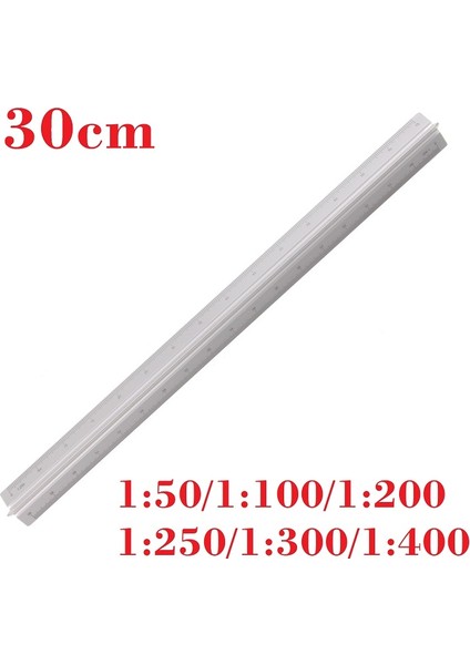 15CM Tarzı 15CM 30CM Alüminyum Üçgen Ölçek Çizim Seti Mimarlık ve Mühendislik Için Profesyonel Ölçüm Kiti (Yurt Dışından)