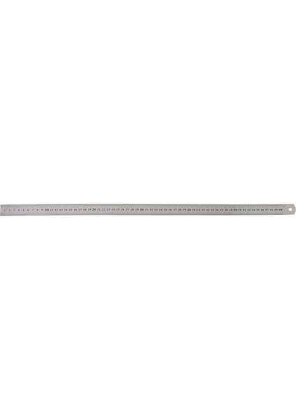 Paslanmaz Çelik Çift Taraflı Ölçü Doğru Kenar Cetvel 60CM Gümüş (Yurt Dışından)